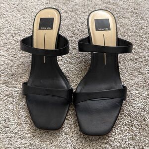 Dolce Vita Black Strappy Heels